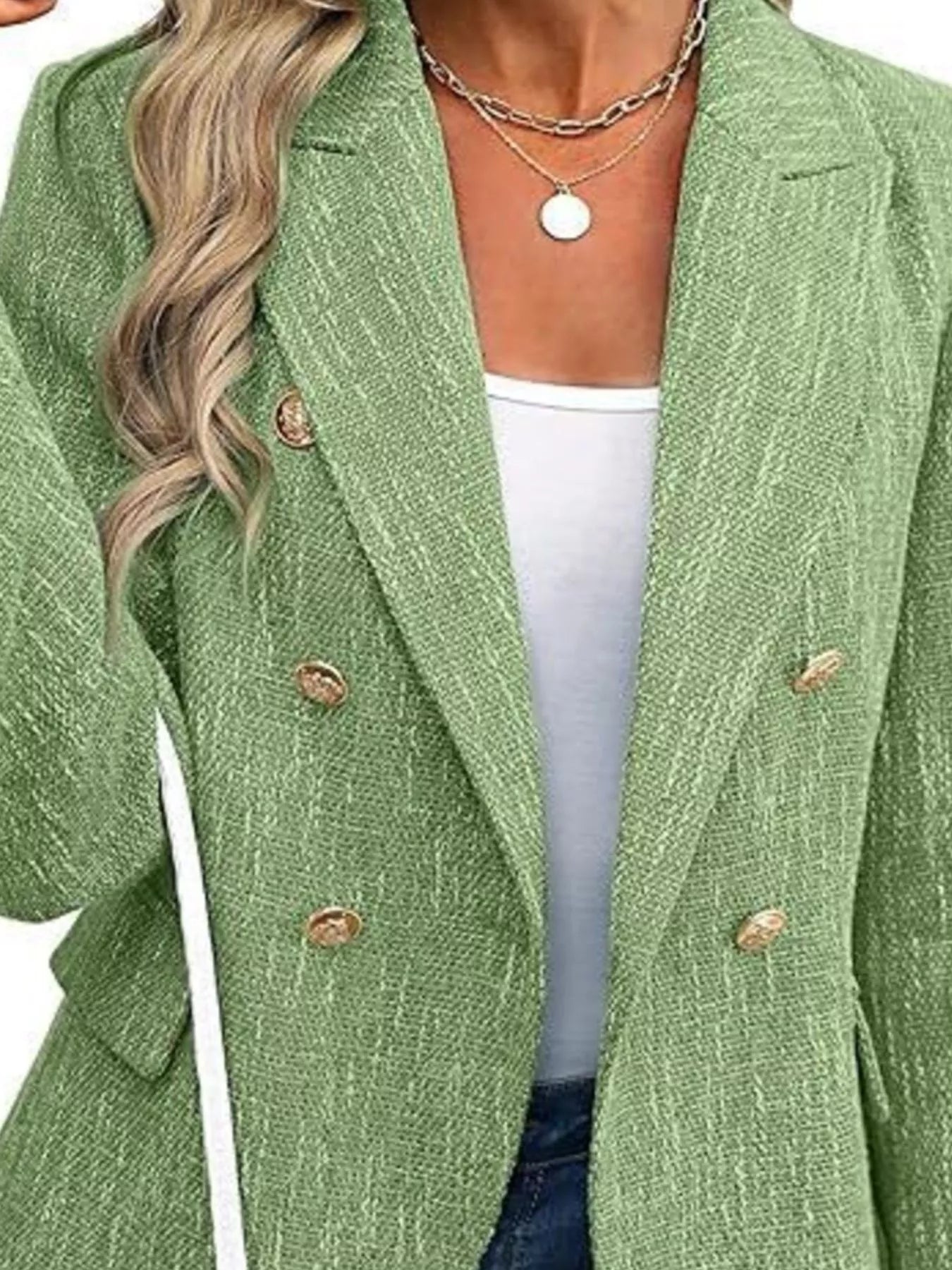 Chic Command Double-Breasted Blazer