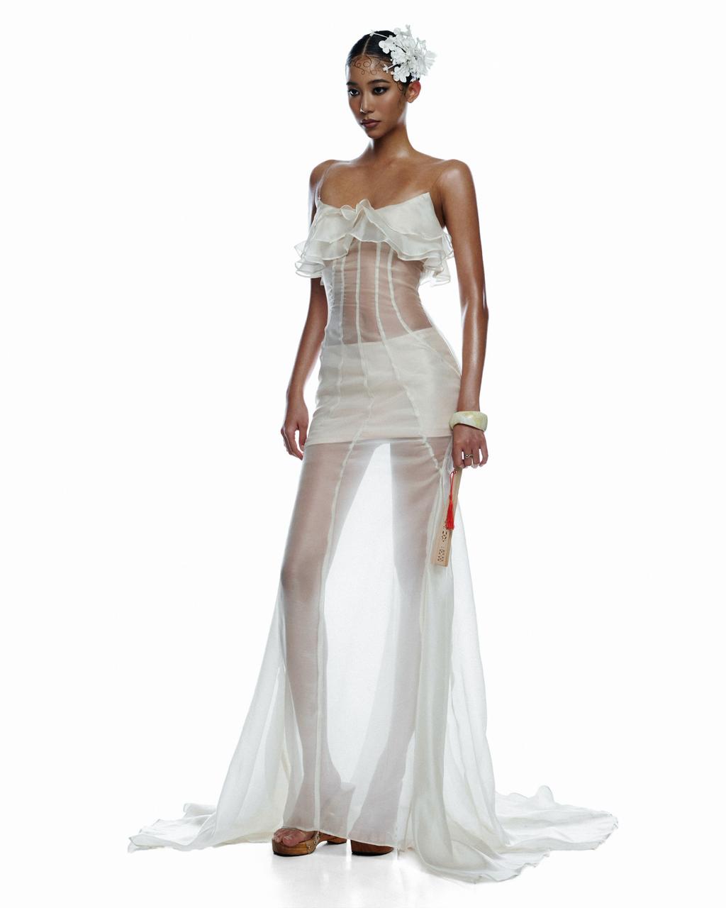 Akiko Maxi dress White