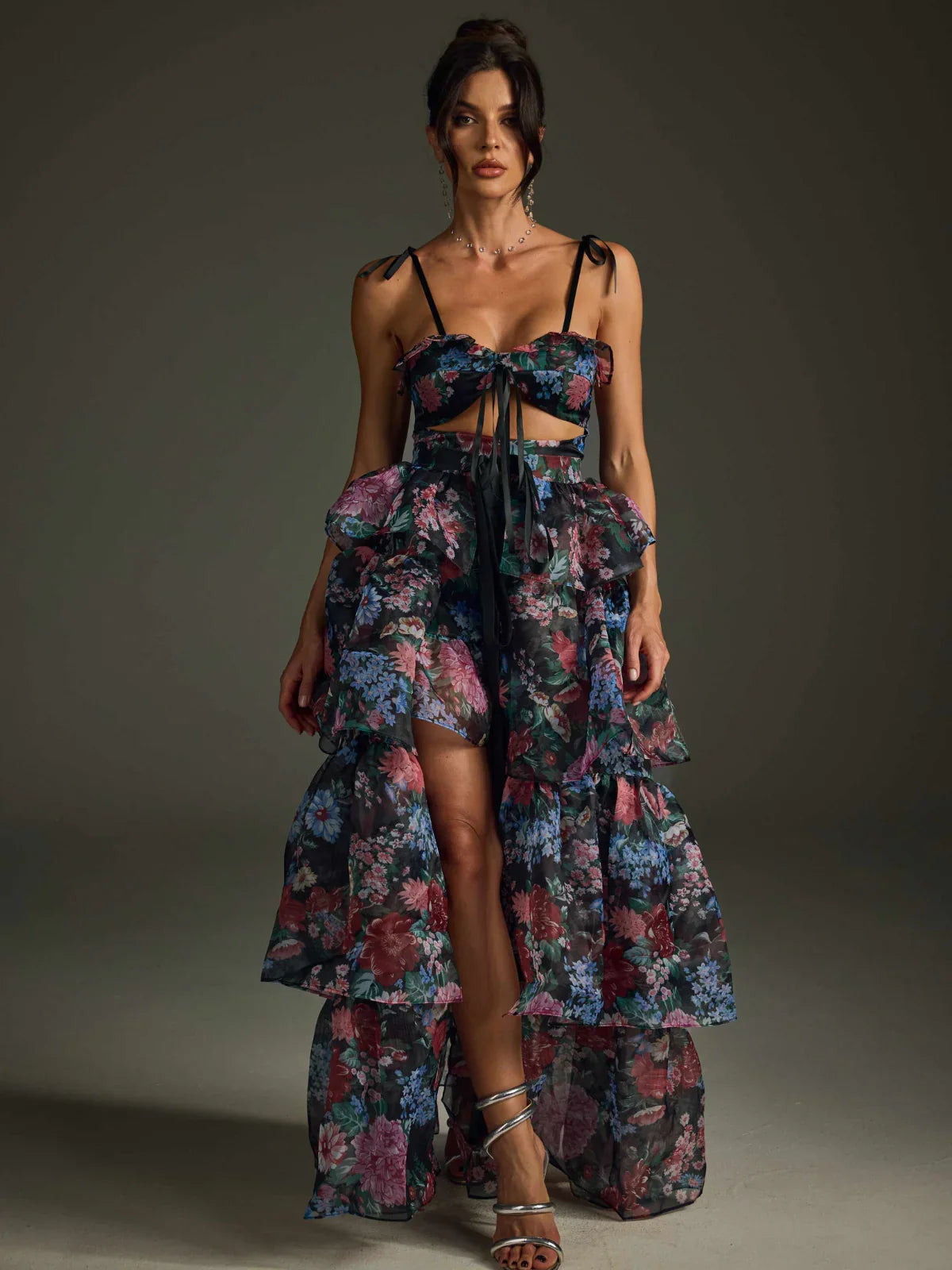 Fleur Noire Bloom Ruffle Set