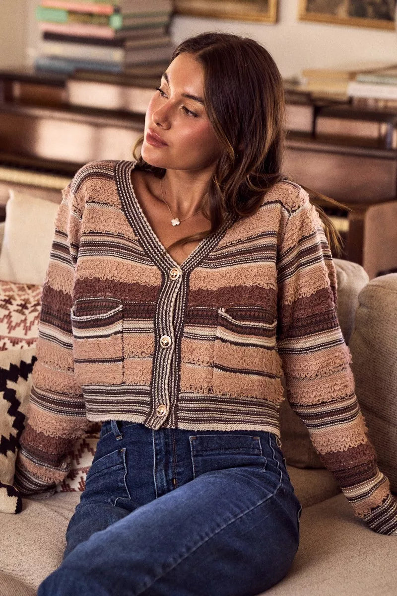 Rustic Retreat Knit Cardigan