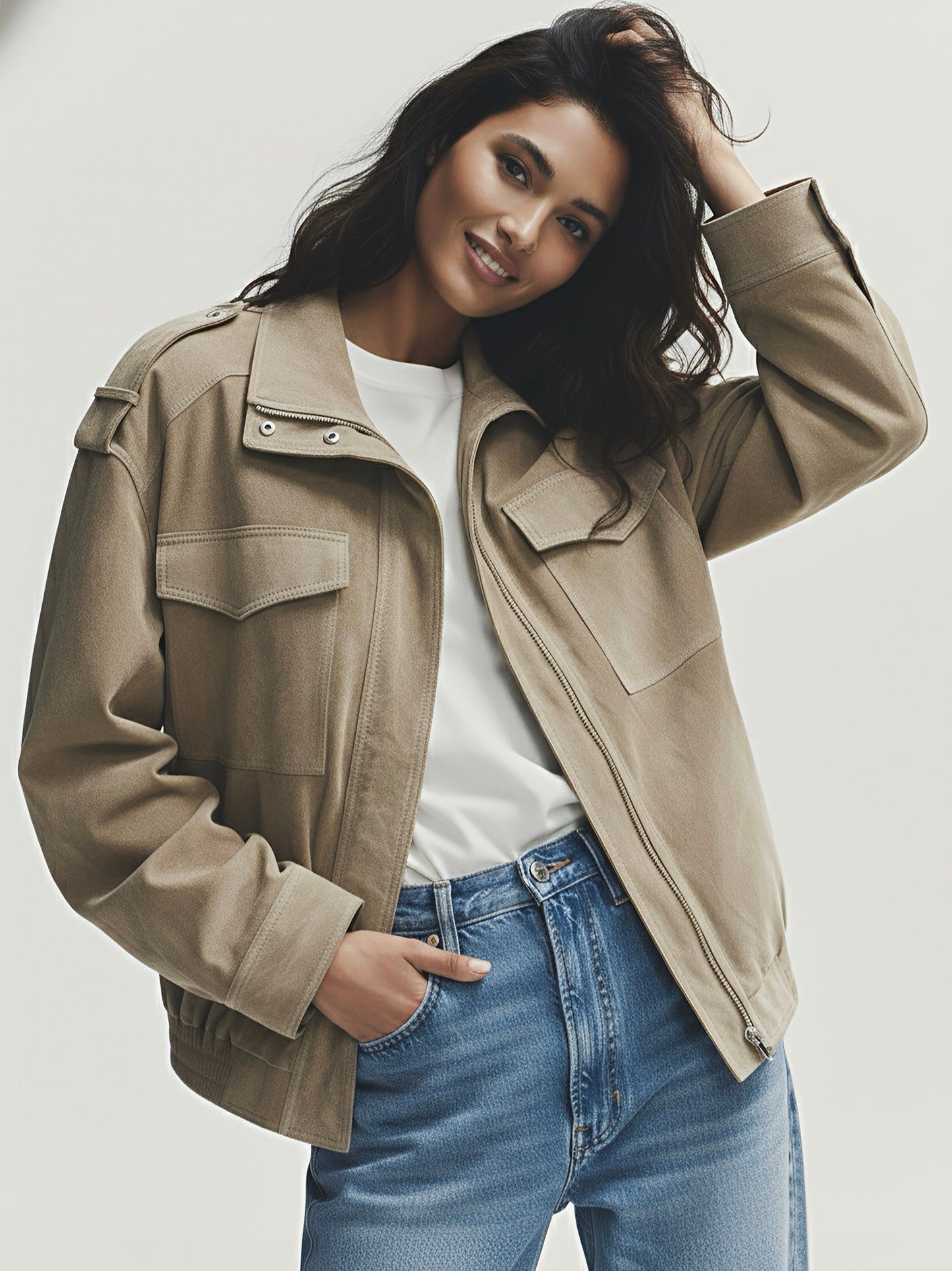 Shelby | Blend Casual Zip-Up Jacket