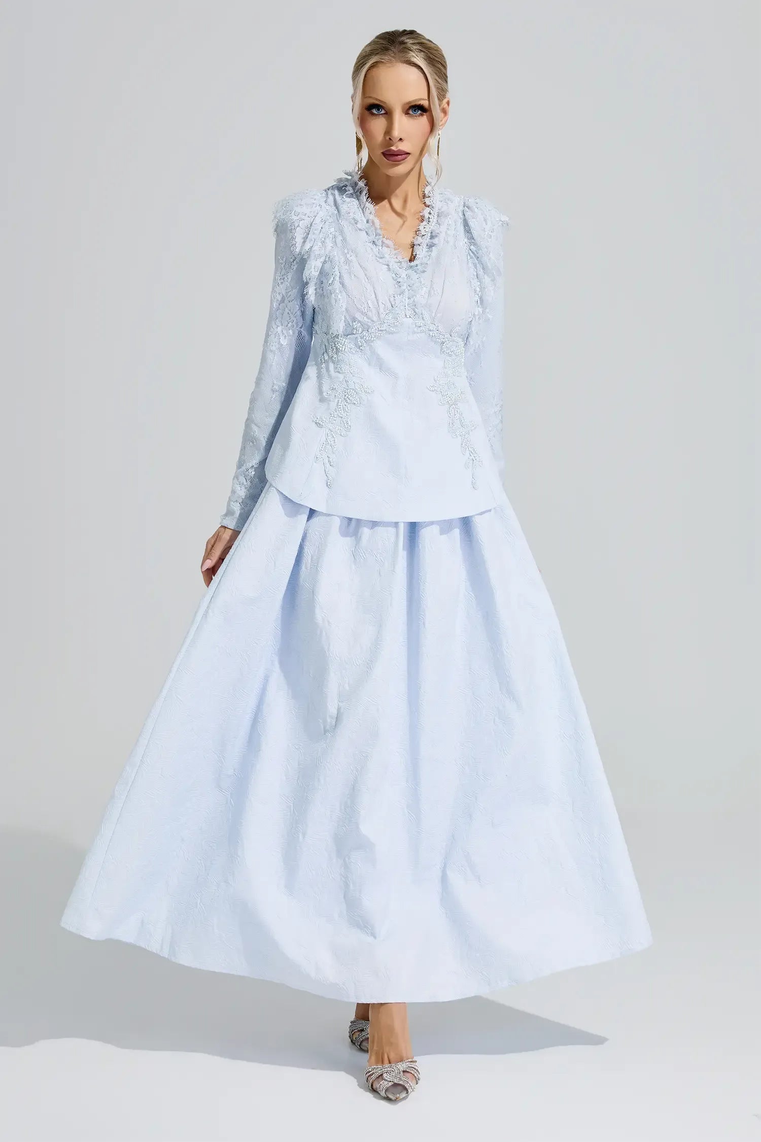 Aveline Lace Two-Piece Set