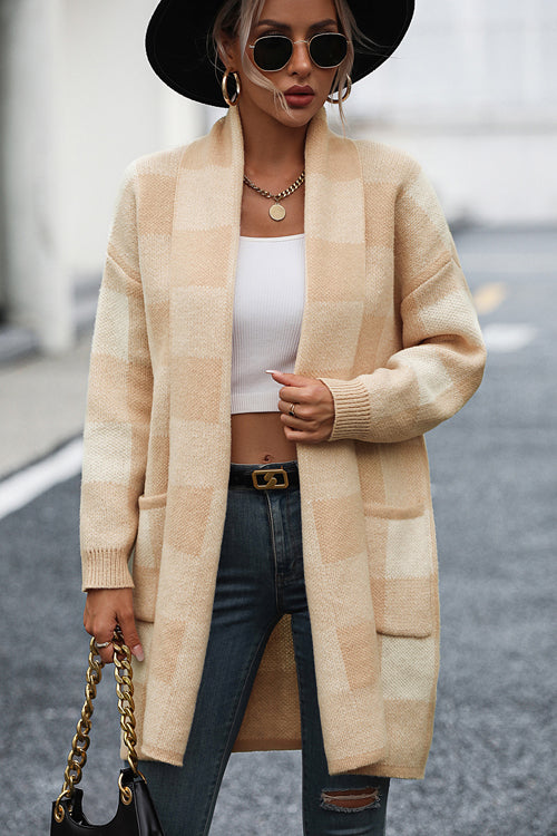 Finally Found You Pocket Knit Cardigan - 4 Colors Beige