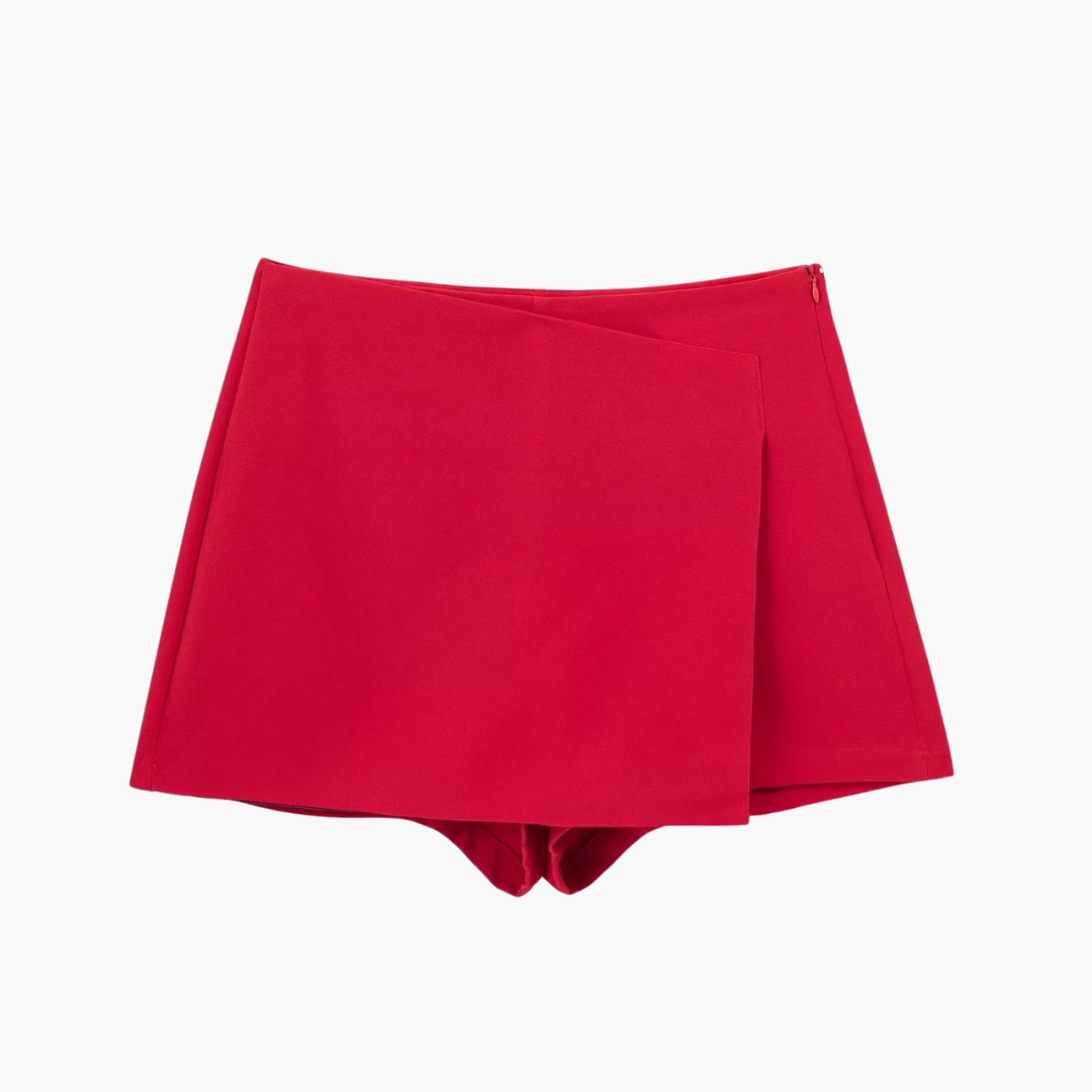 Rosie | High-Waisted Skort with Pleated Design