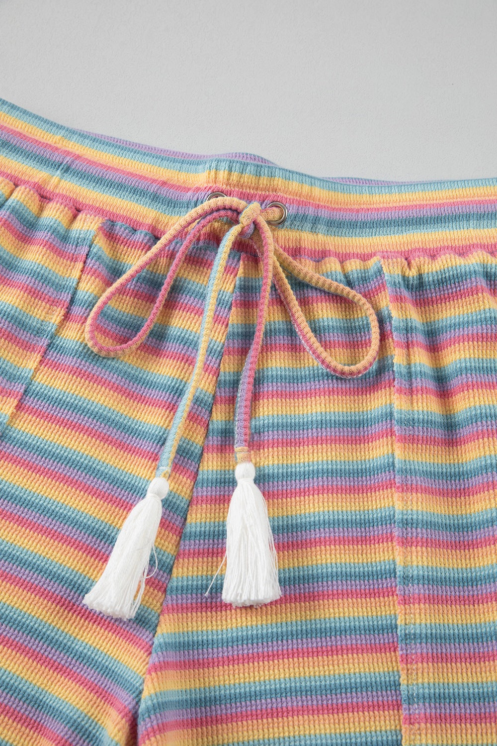 Striped Top and Shorts Set