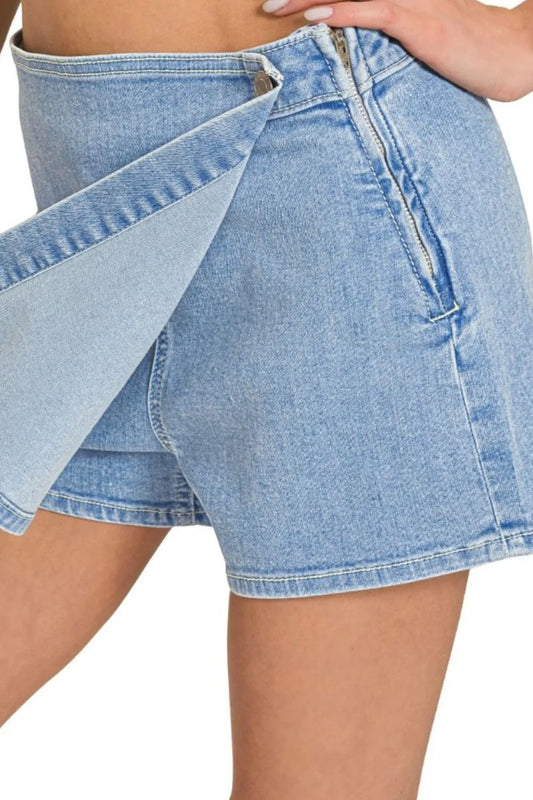 Cheeky Chic Wrap Front Skort