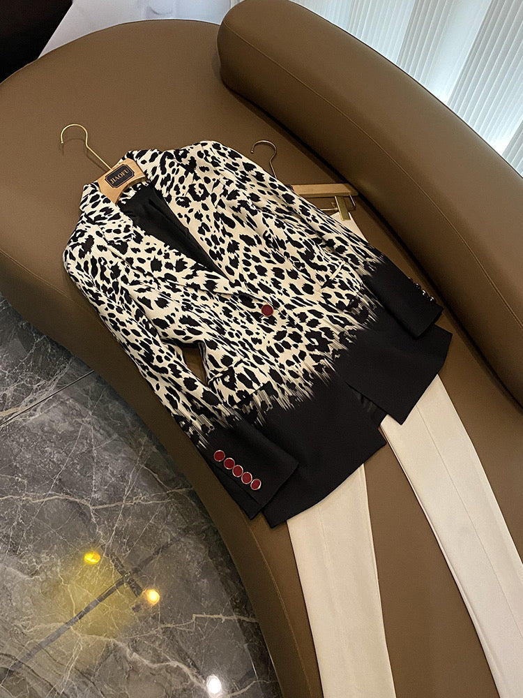 Shadia Zebra blazer