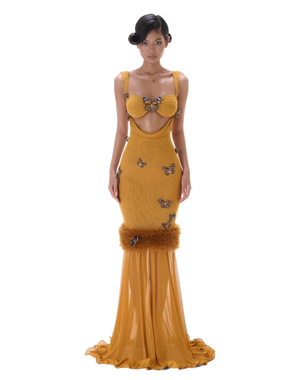Lumina Maxi Dress - Yellow