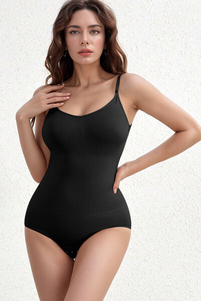 Scoop Neck Bodysuit - Butt Lifting