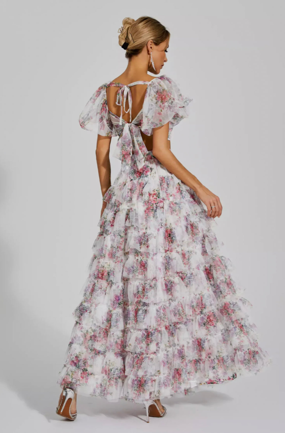 Braylee floral ruffle set