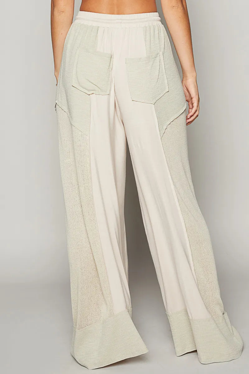 Cream Dream Wide Leg Pants