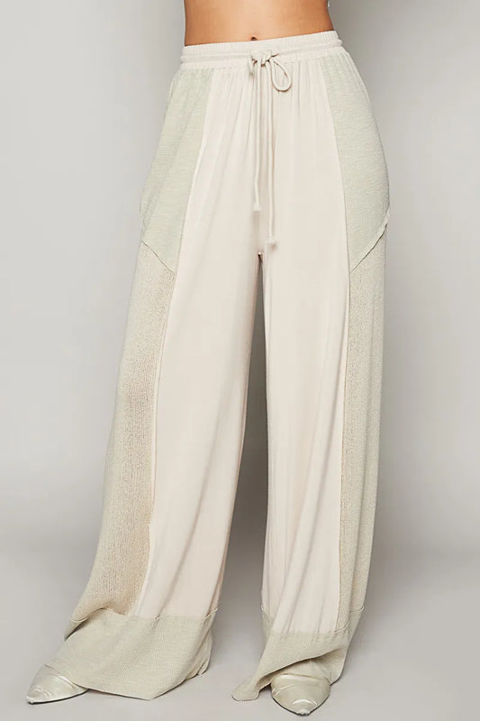 Cream Dream Wide Leg Pants