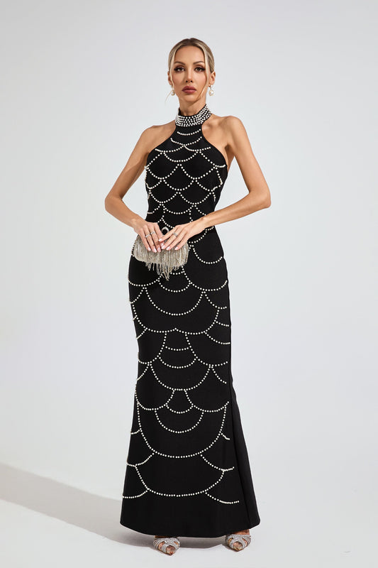 Stella Pearl Chain Mermaid Gown