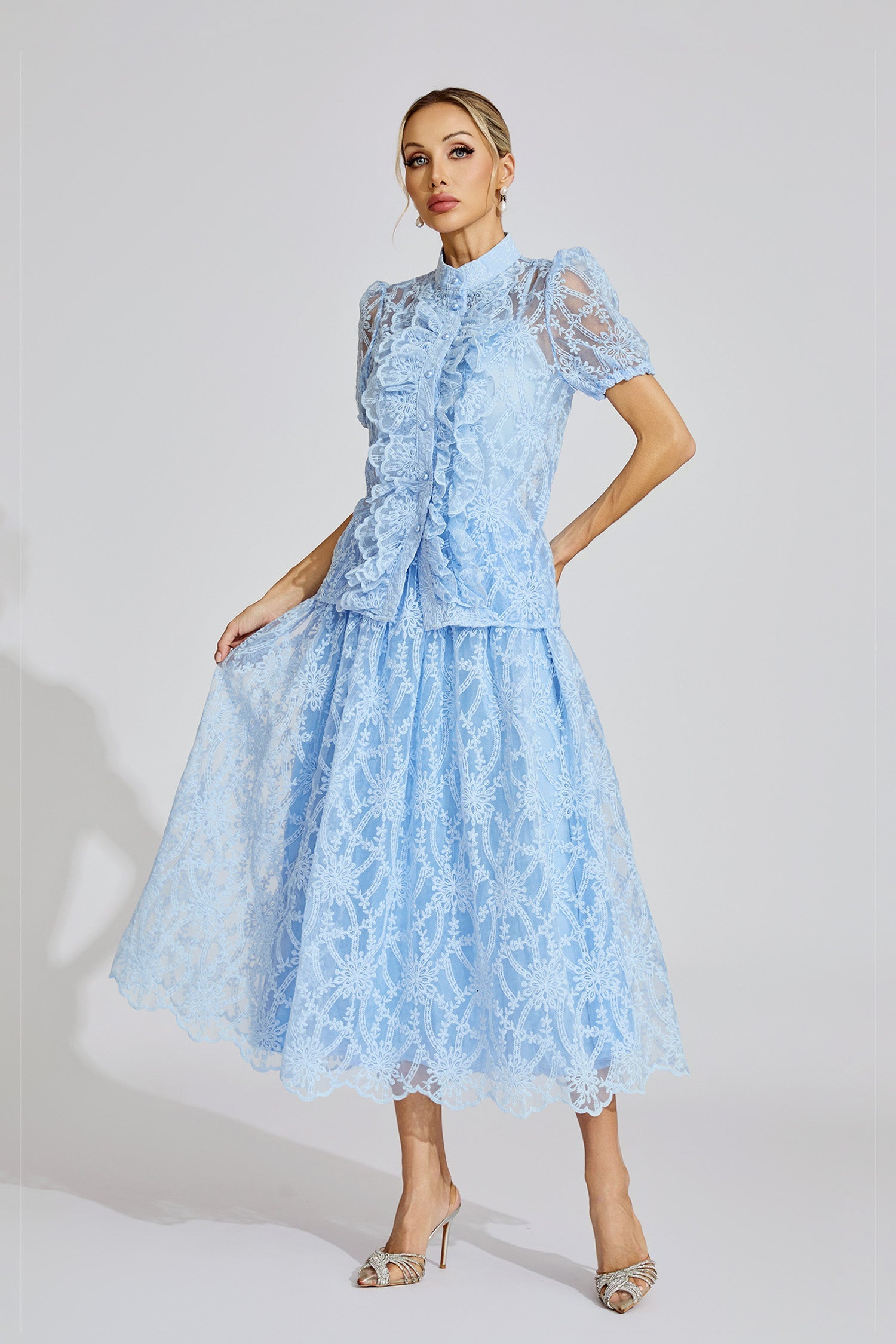 Celestine Lace Two-Piece Set