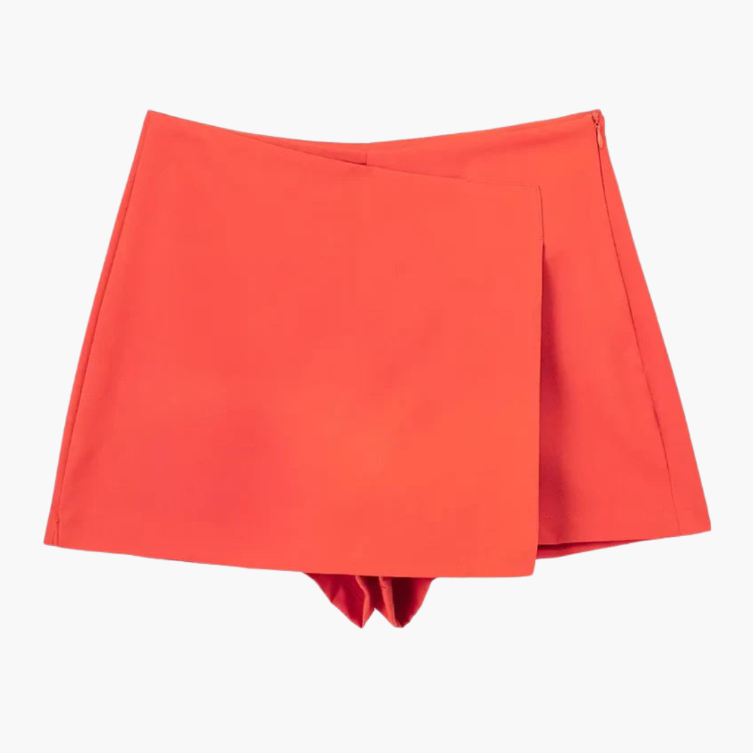 Rosie | High-Waisted Skort with Pleated Design