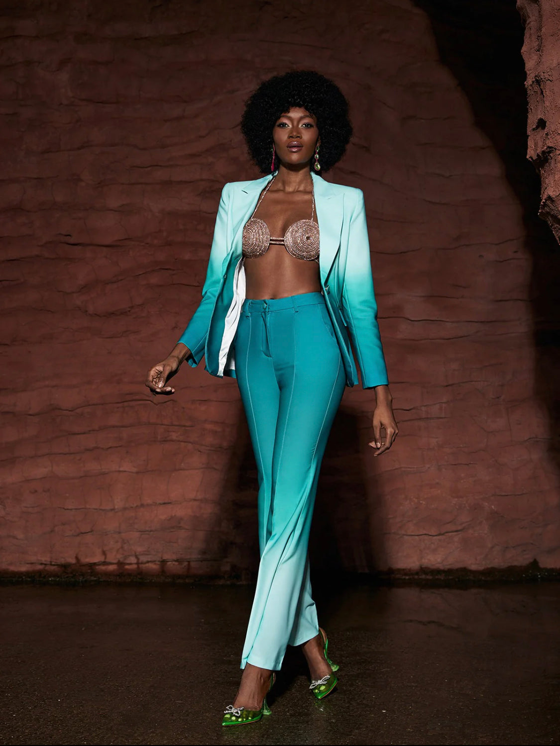 Elle blazer/pants set
