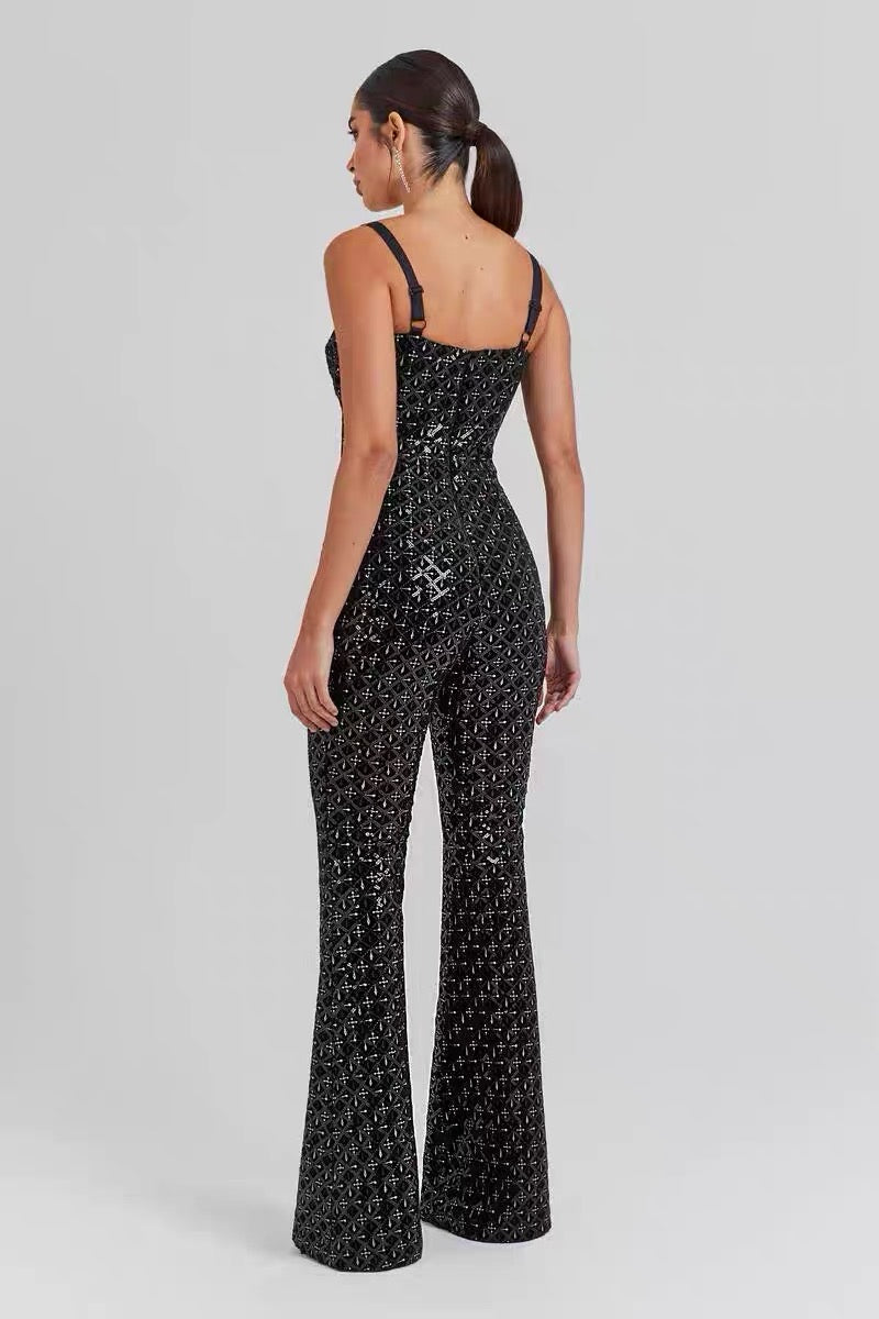 Yguette sequin jumpsuit