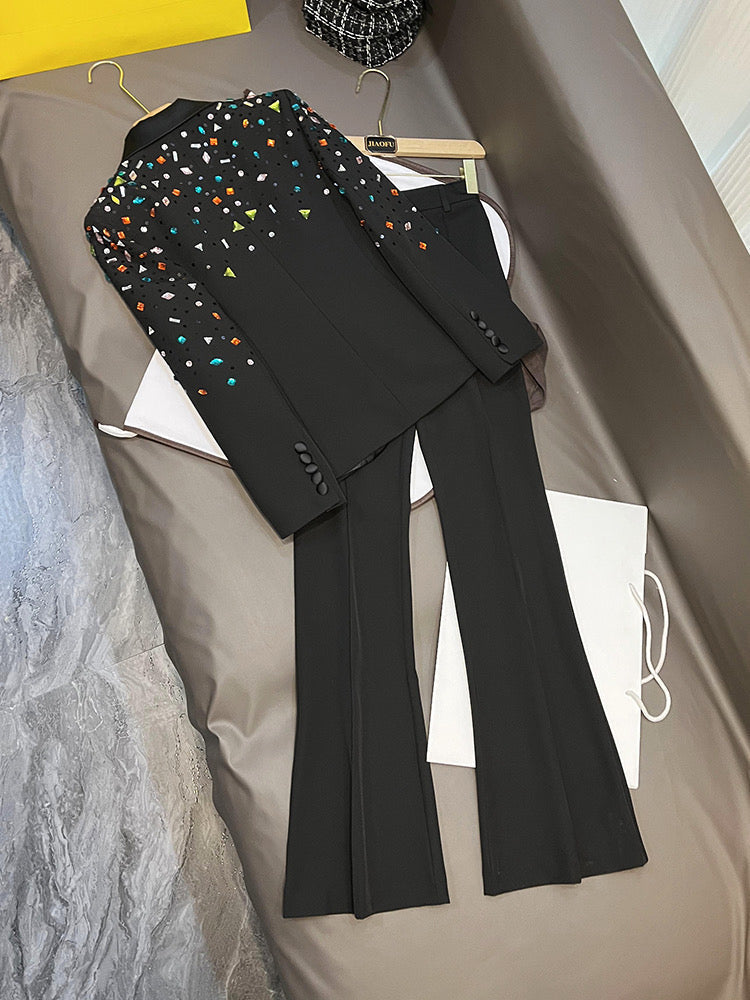 Delila suit set- black