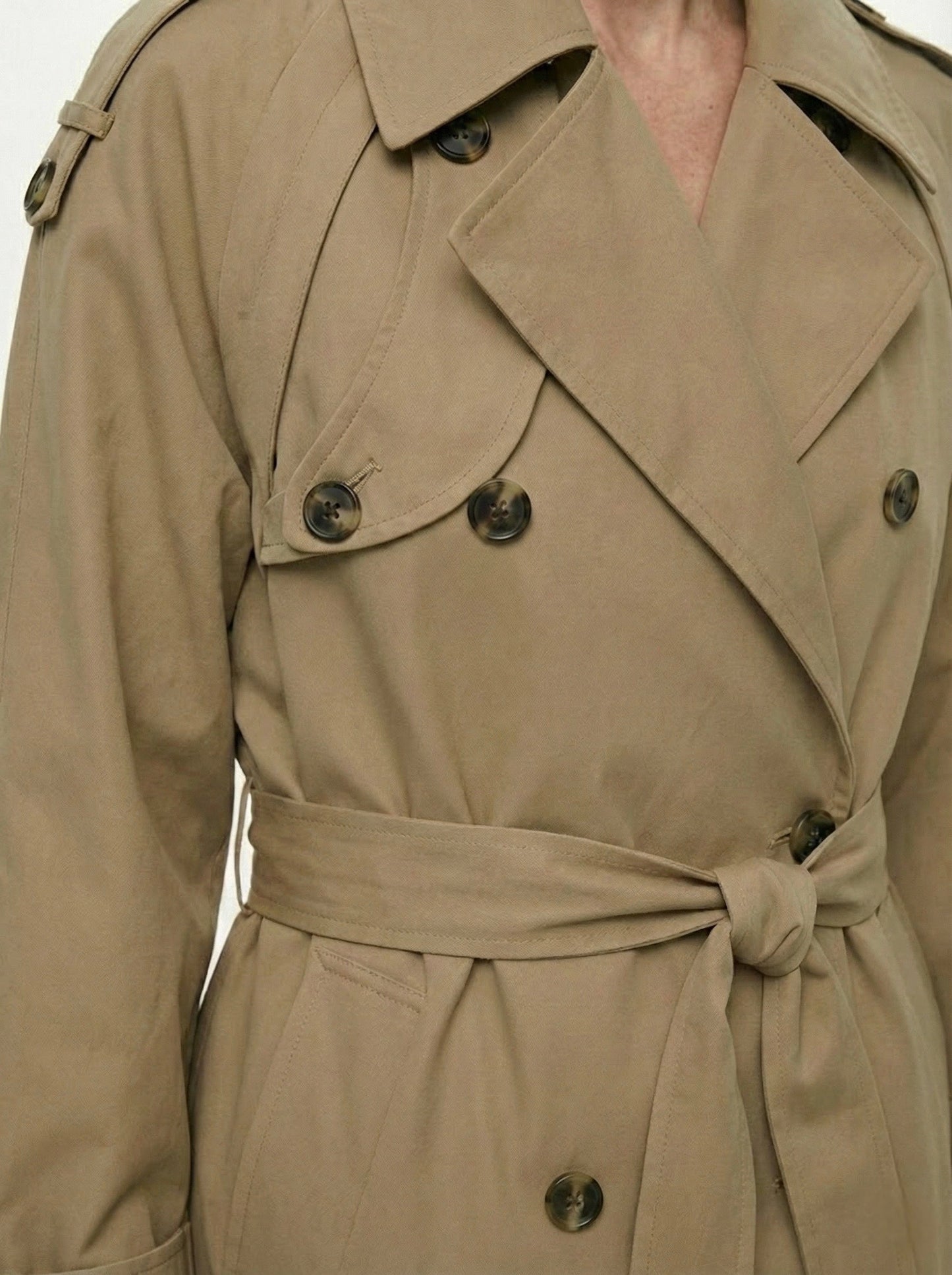 Myla | Classic Double-Breasted Trench Coat