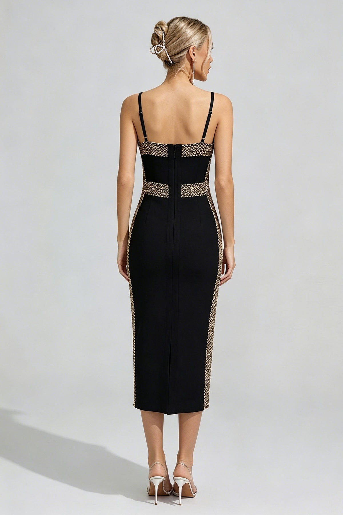 Amara Embellished Midi Dress