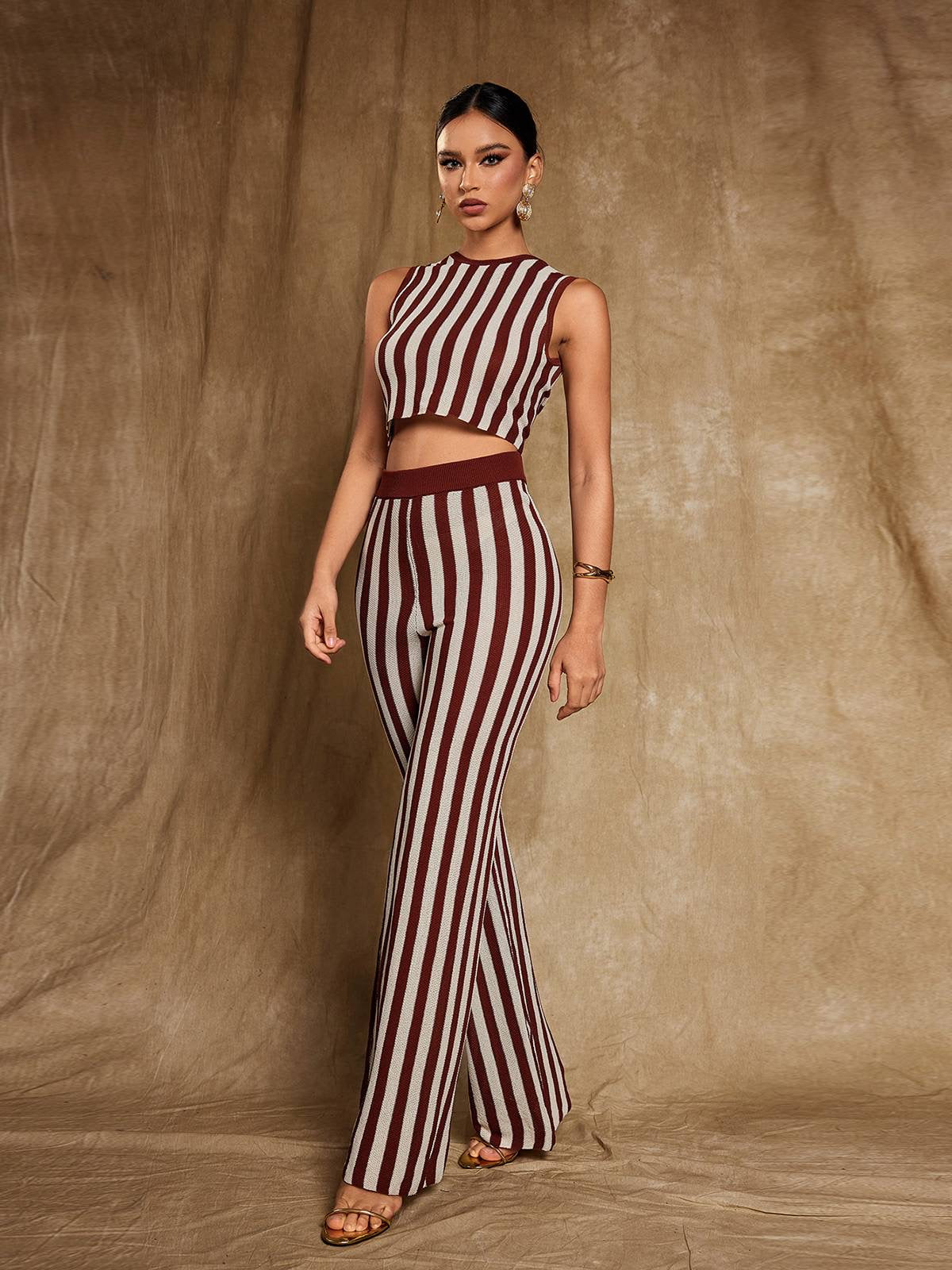 Stripe crochet set
