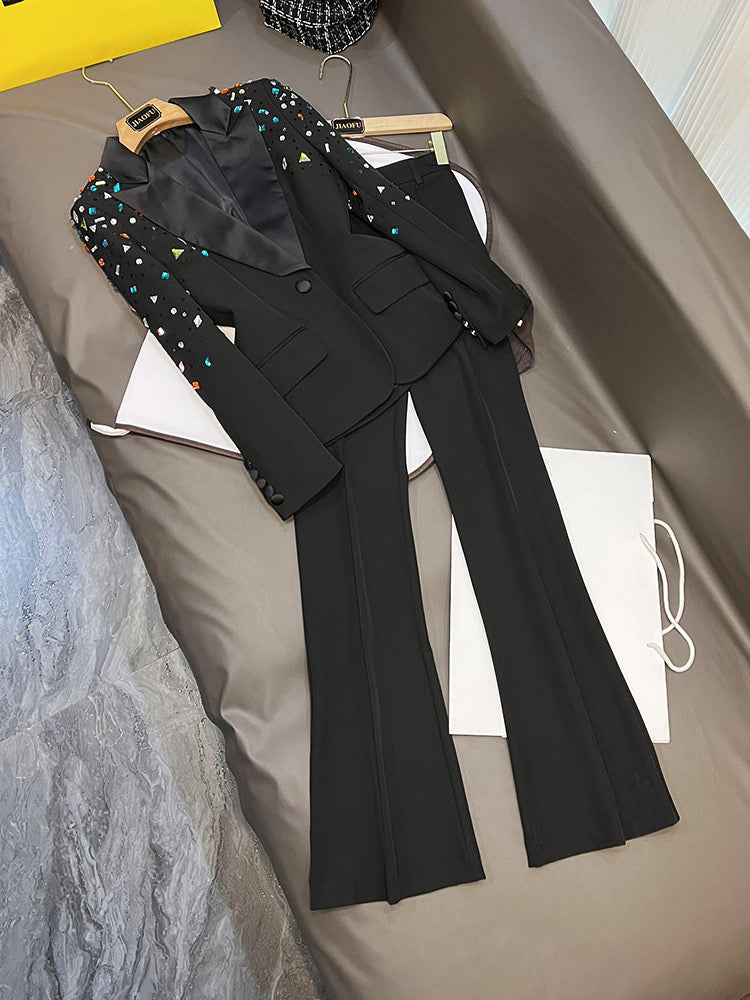 Delila suit set- black