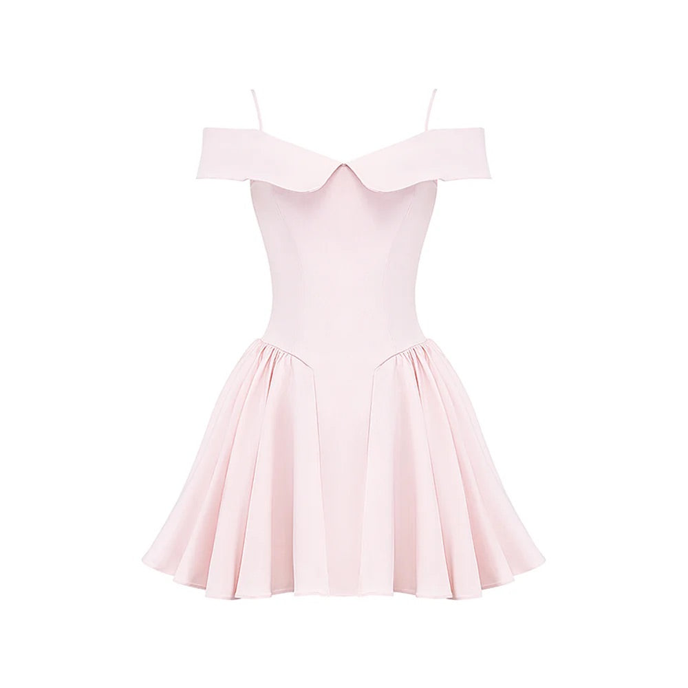 Elsa flare mini dress