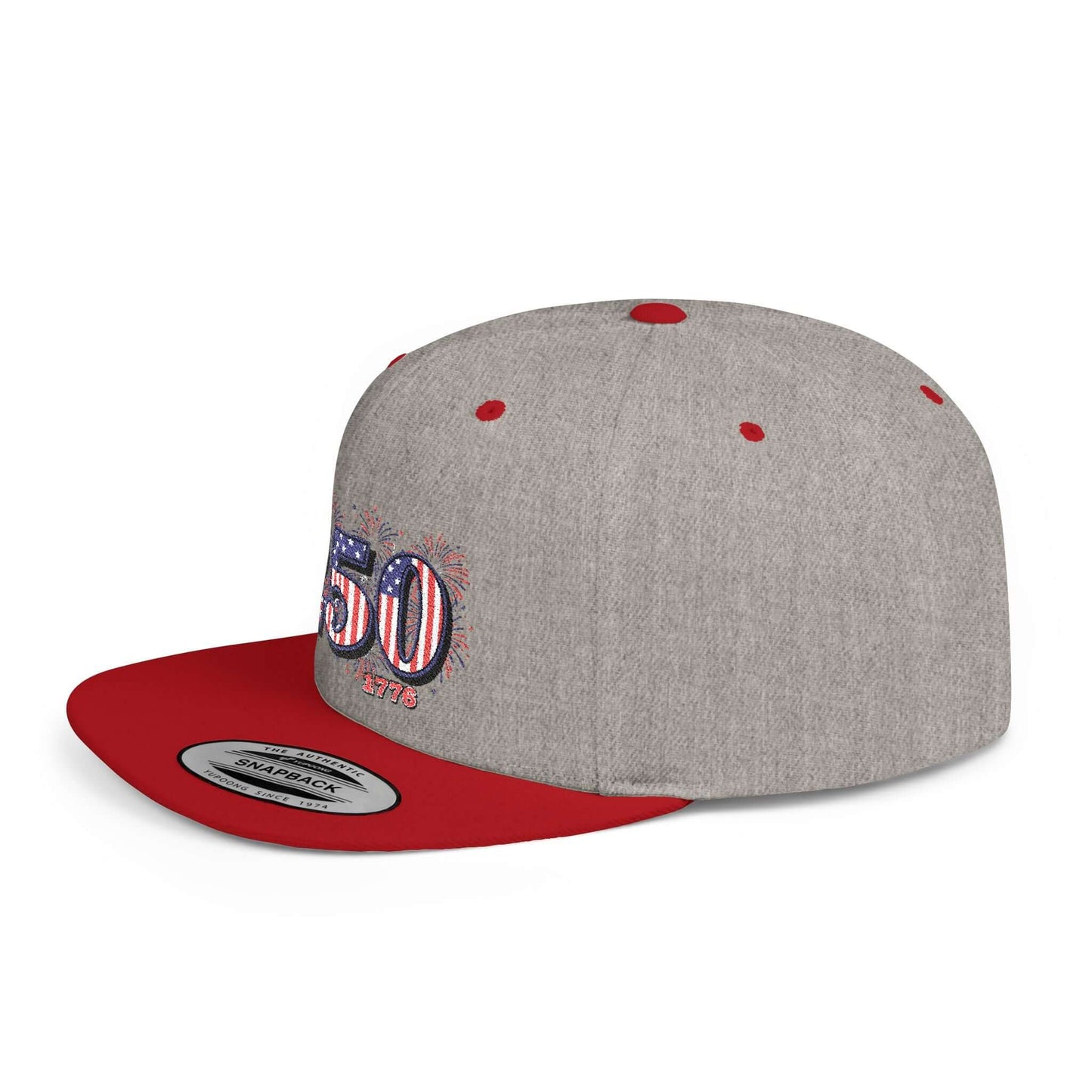 America 250th Anniversary Hat Flat Bill Snapback Hat