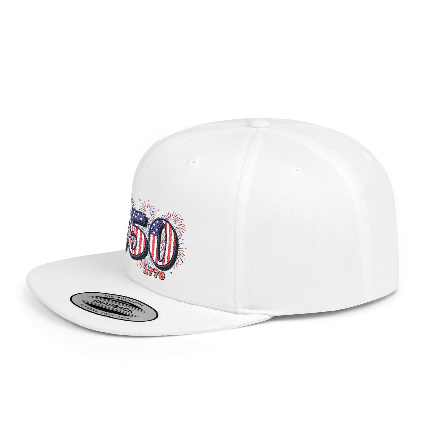 America 250th Anniversary Hat Flat Bill Snapback Hat