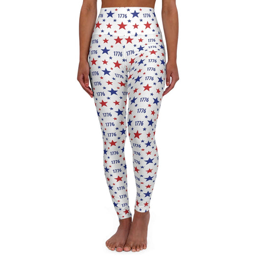 America 250th Anniversary Leggings -Patriotic 1776 Stars