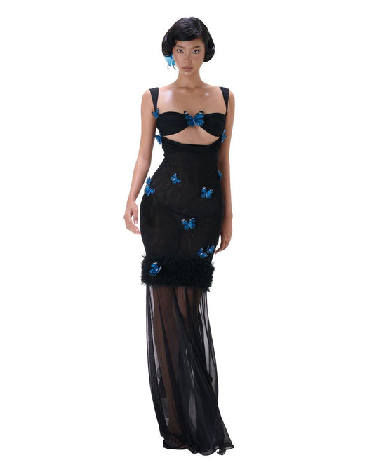Lumina Maxi Dress - Black
