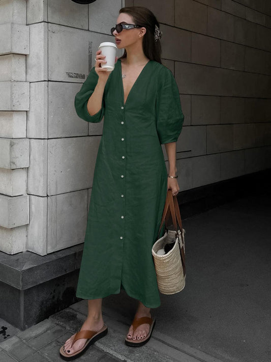 Front Knotted Long Dress