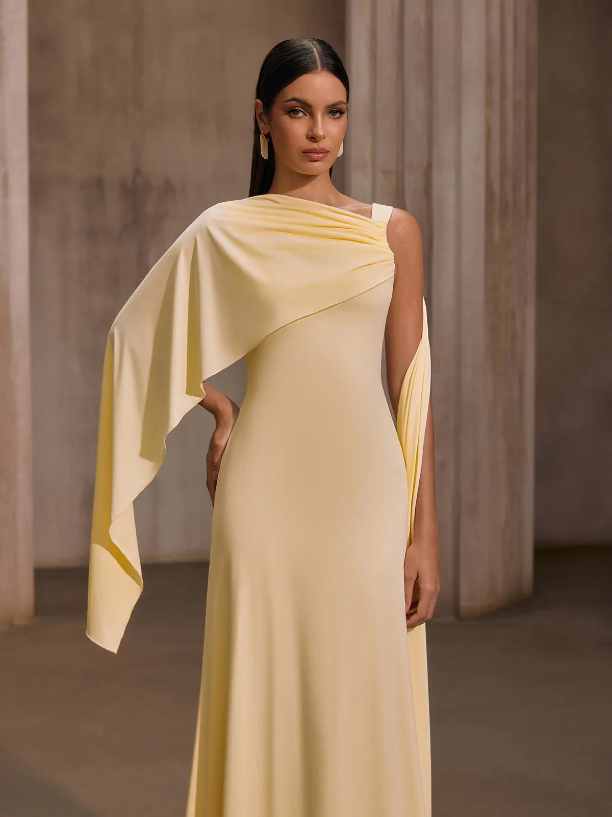 Draped Goddess Gown