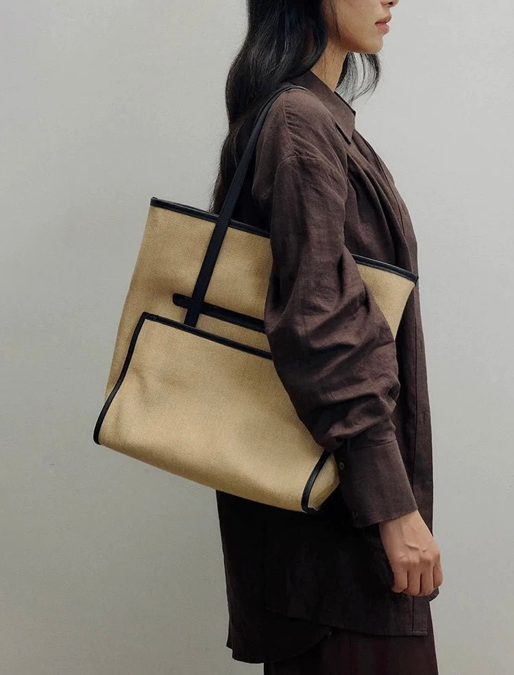 Riviera Fold Canvas Tote Bag