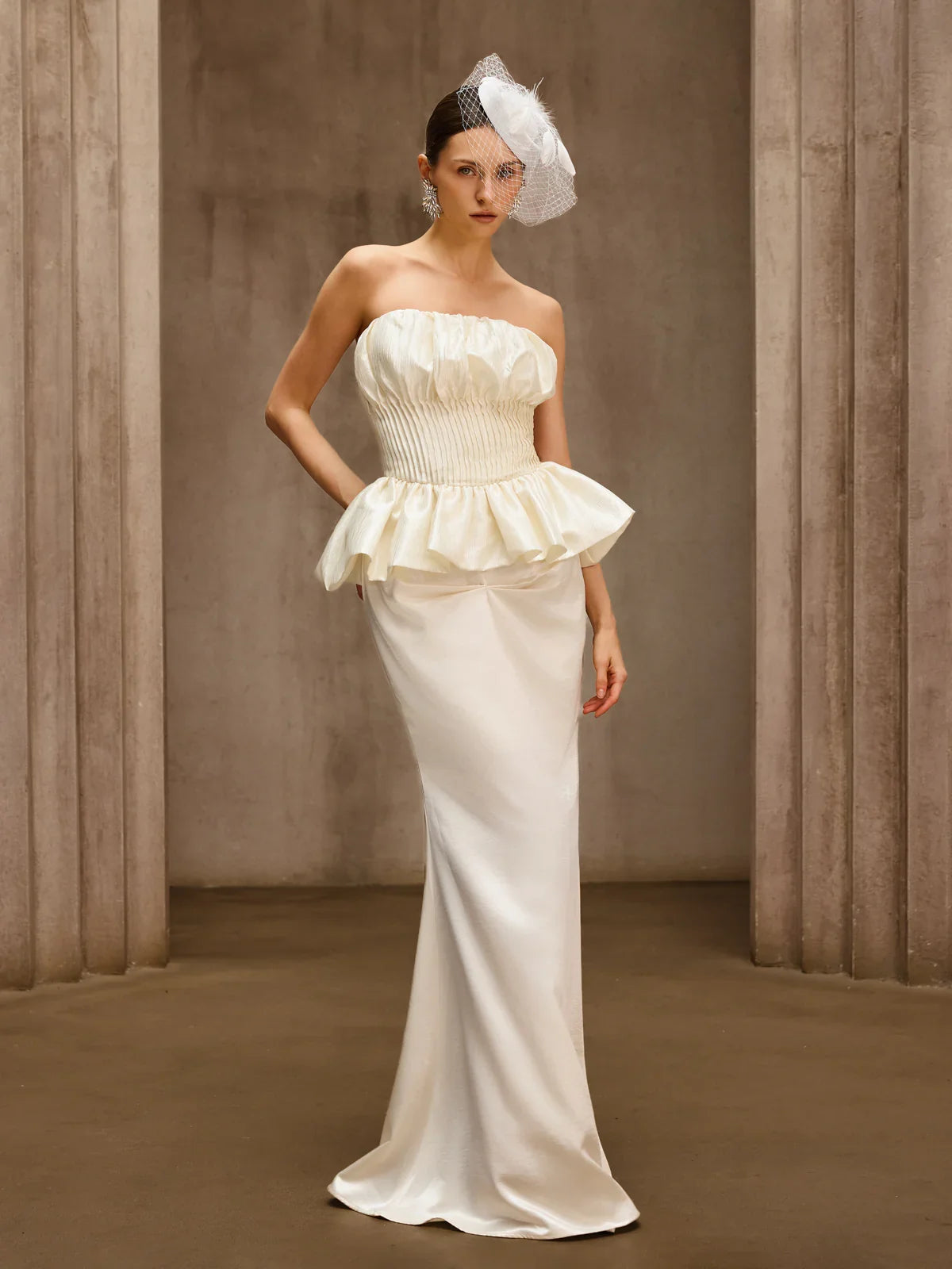 Seraphine Peplum Gown