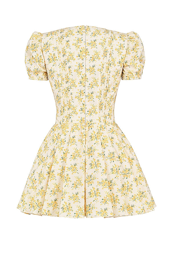 Lilou Puff Sleeve Tulle Mini Dress