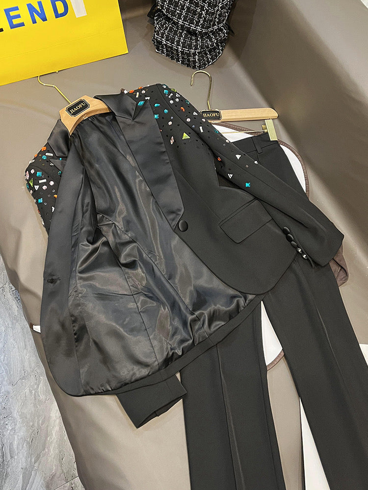 Delila suit set- black