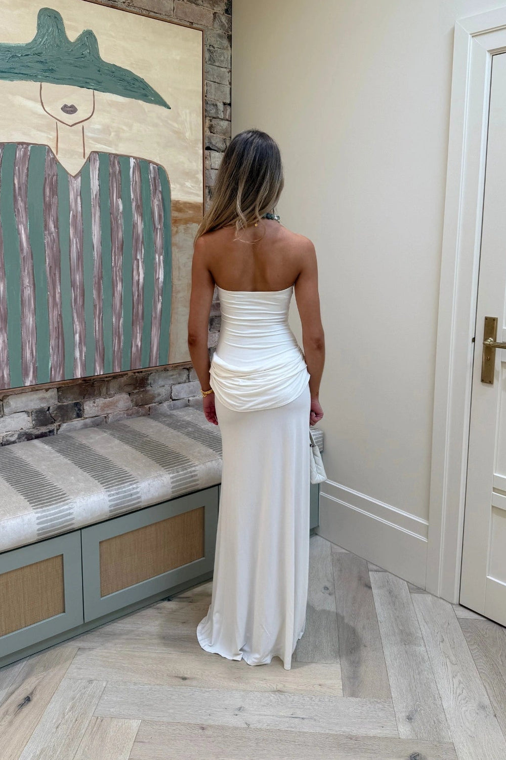 LEMI OFF SHOULDER MAXI DRESS