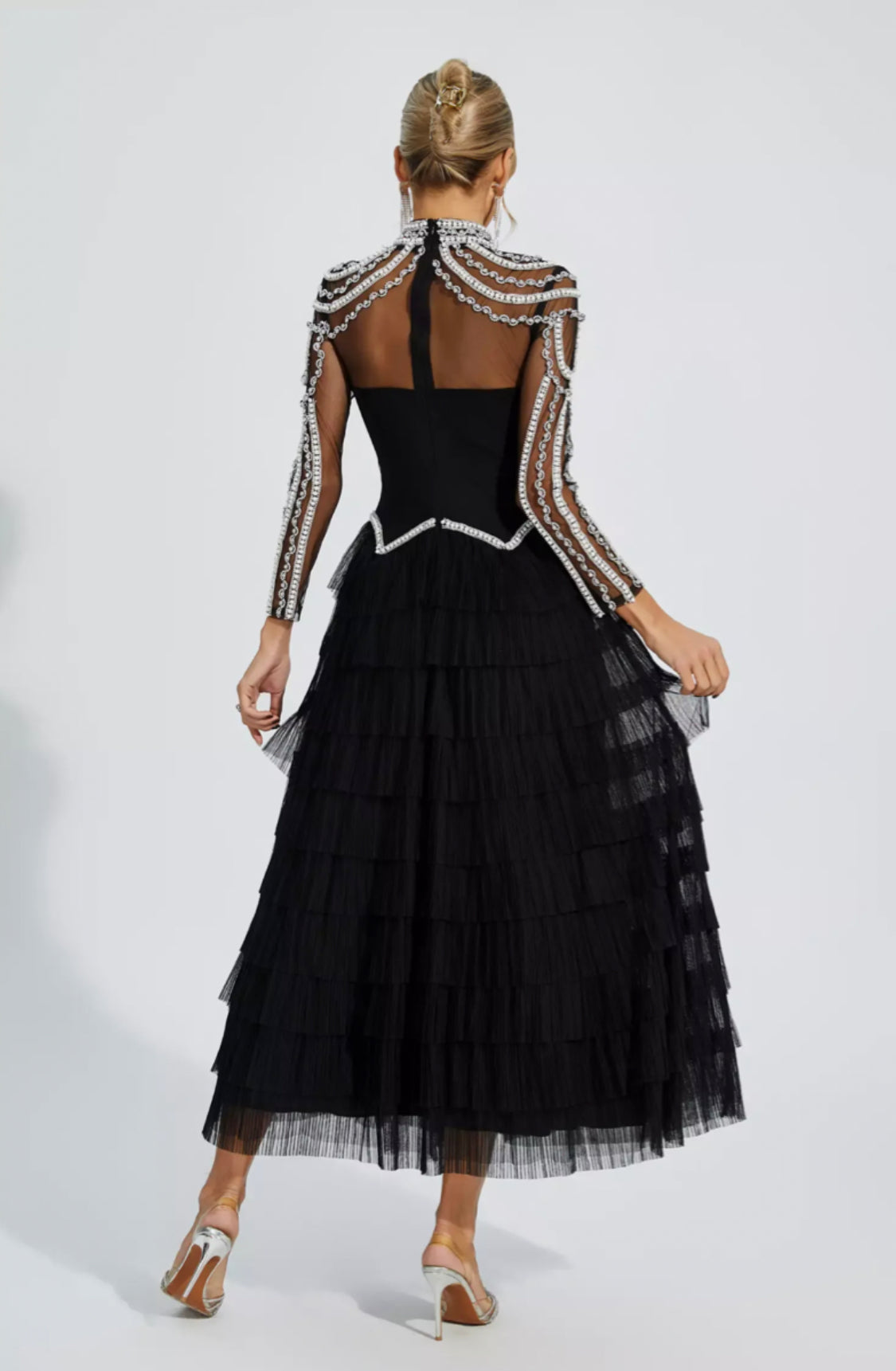 Cadence beaded maxi dress