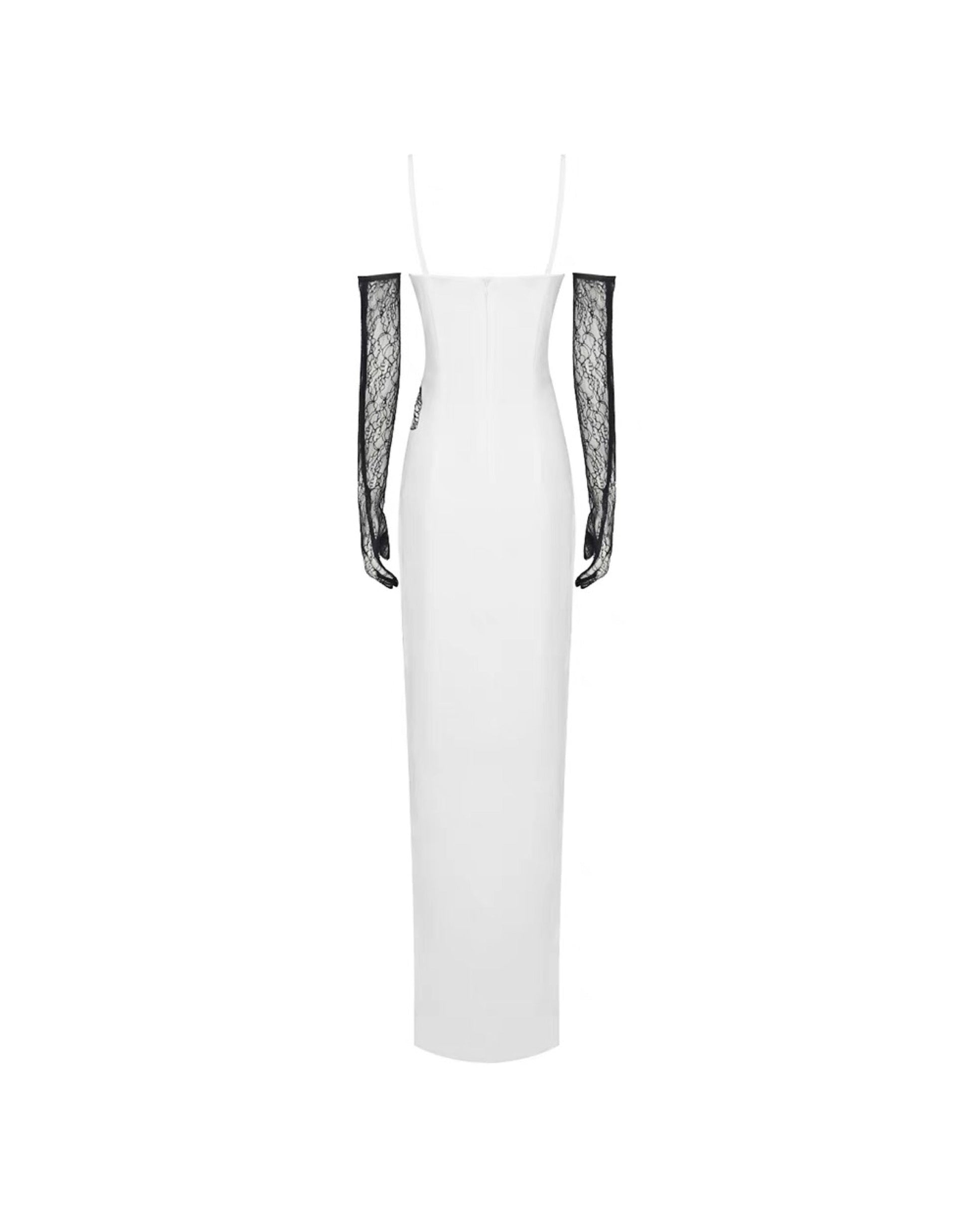 Daniella flower maxi dress