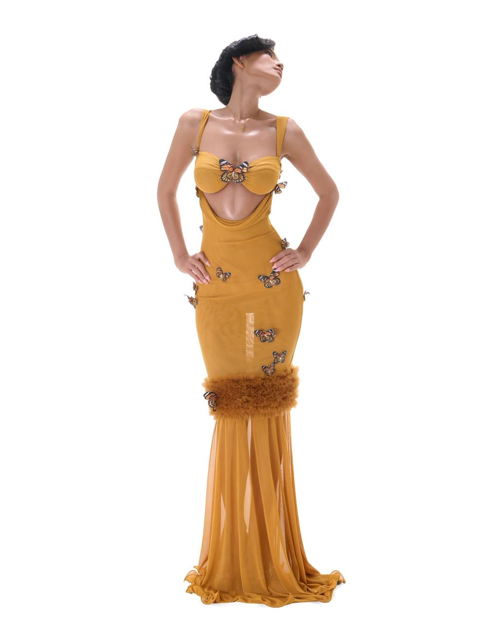 Lumina Maxi Dress - Yellow