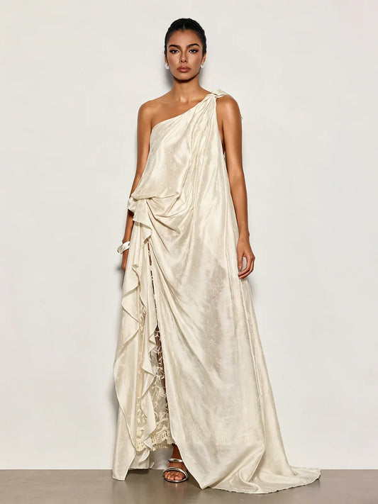 Celeste Drape Goddess Gown