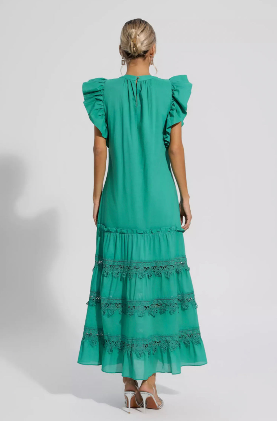 Treasure green maxi dress