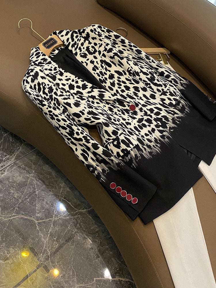 Shadia Zebra blazer