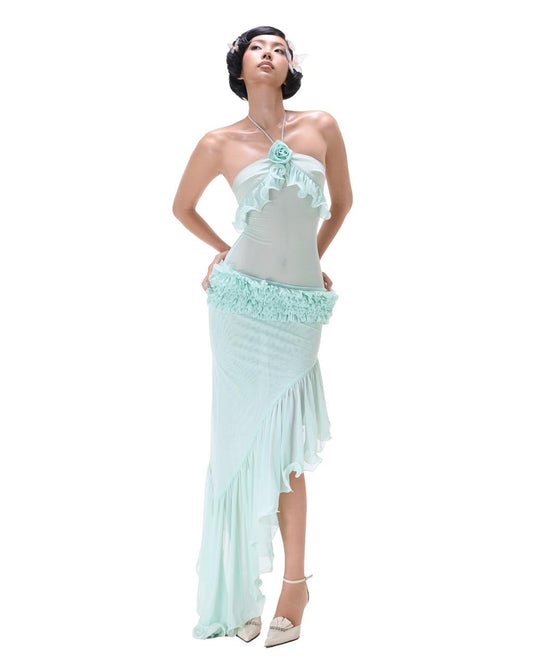 Mari flower maxi dress size XS