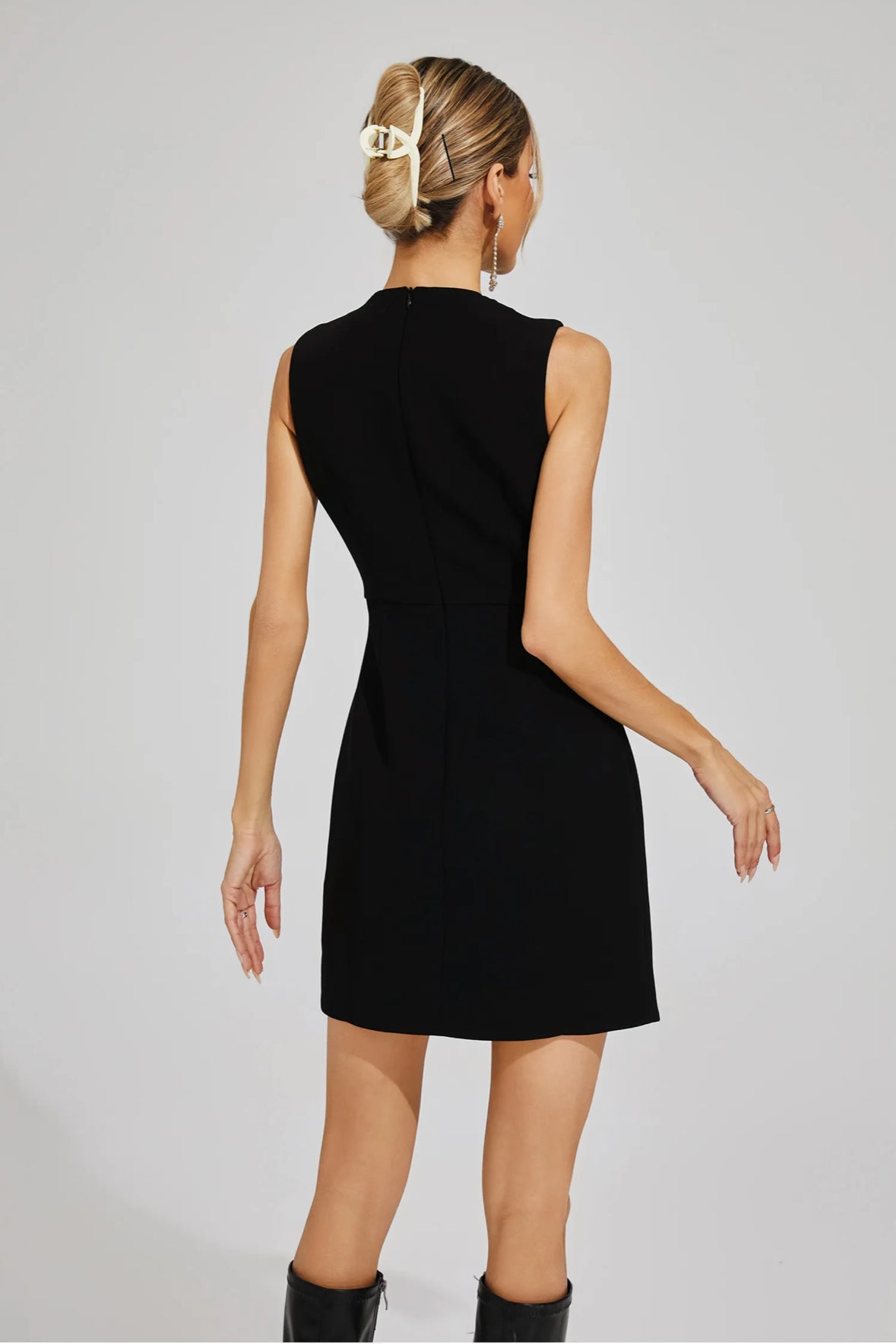 Butterfly Crystal Mini Dress
