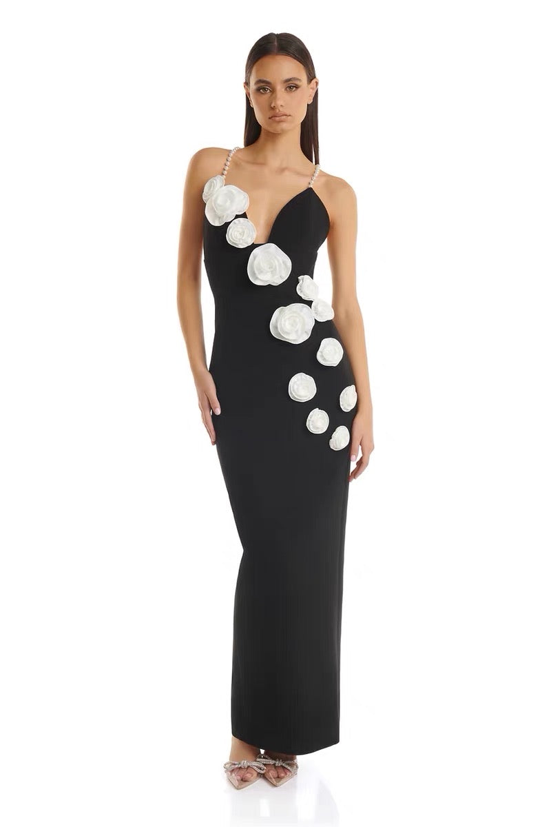 Gentille flower maxi dress