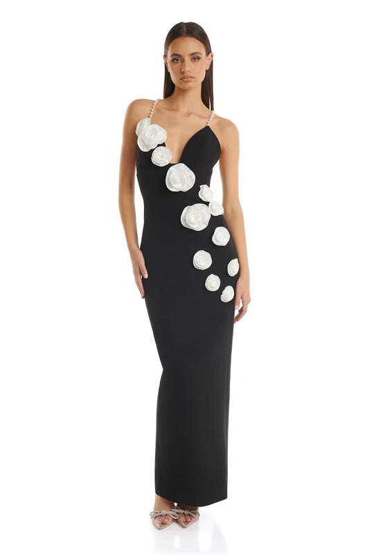 Gentille flower maxi dress