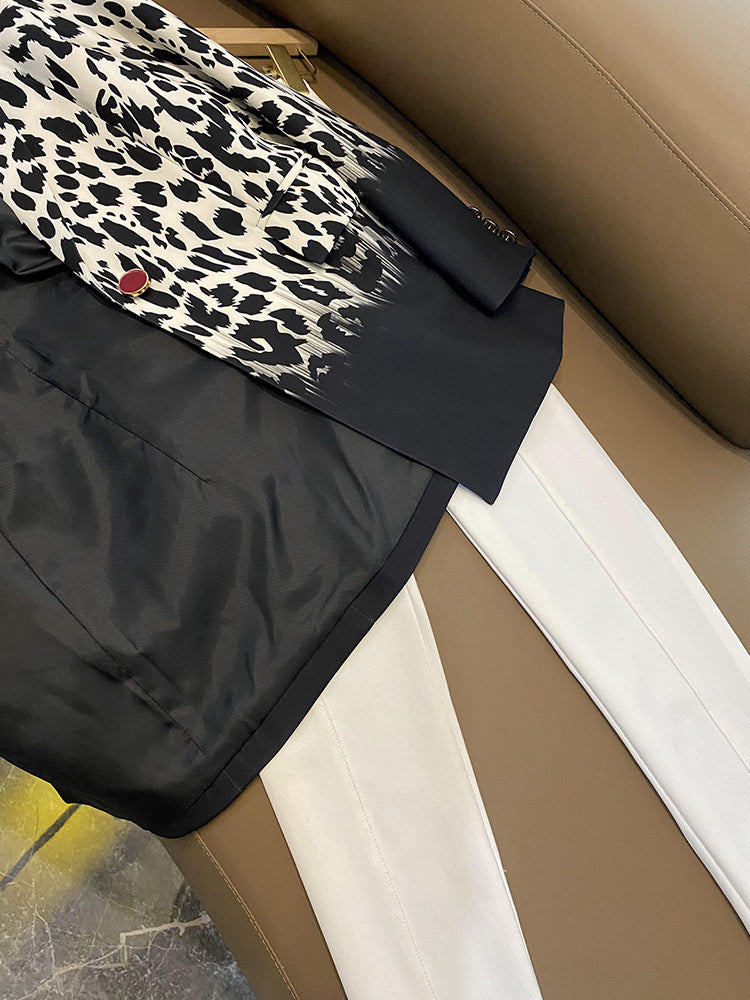 Shadia Zebra blazer