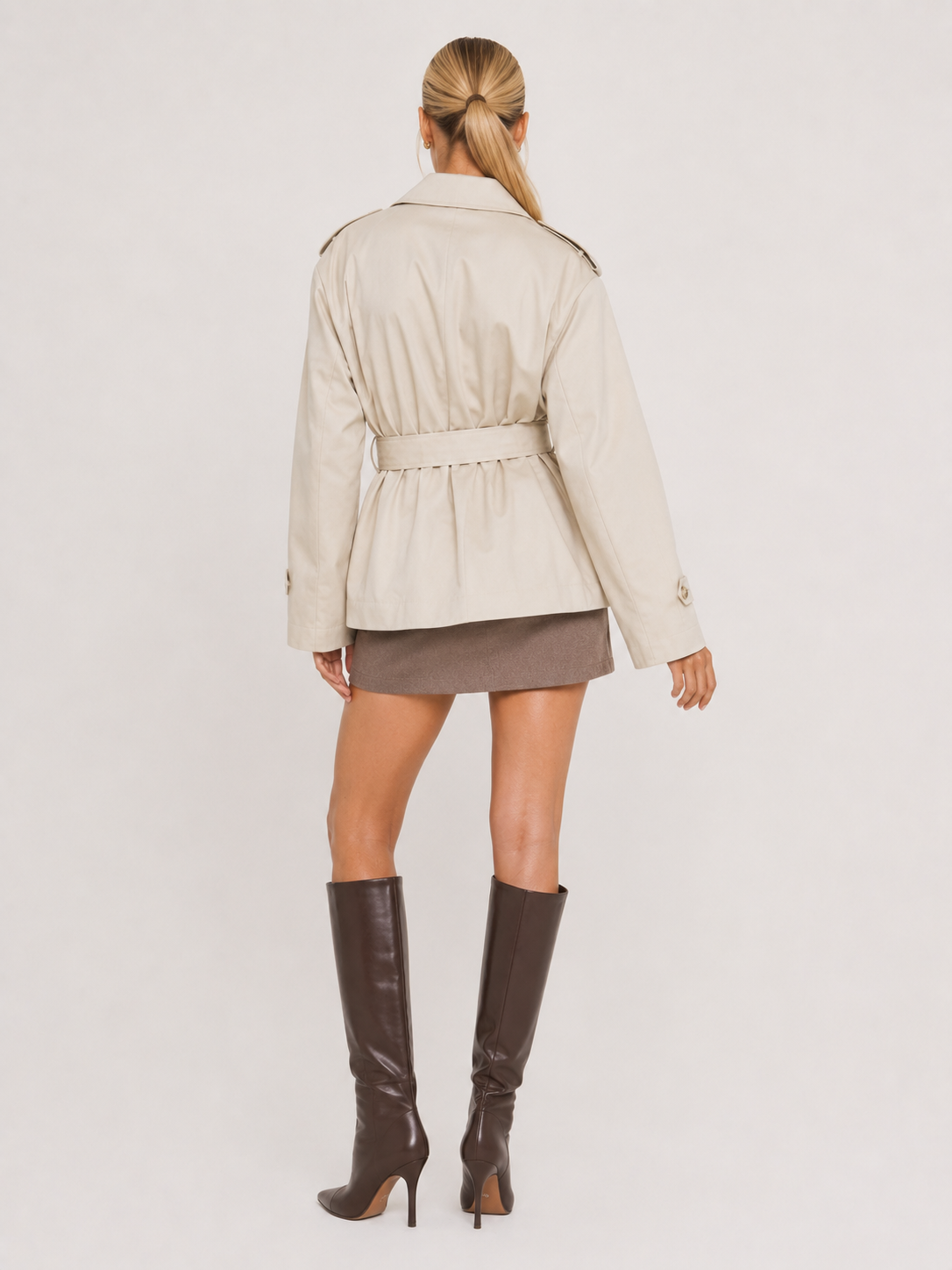 Women's Oversized Belted Trench Coat AURORA